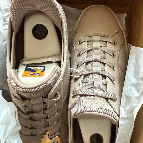 Brand new Skechers taupe sneakers. Slip-in No Bending design. Comfy Arch-support - Picture 5 of 10